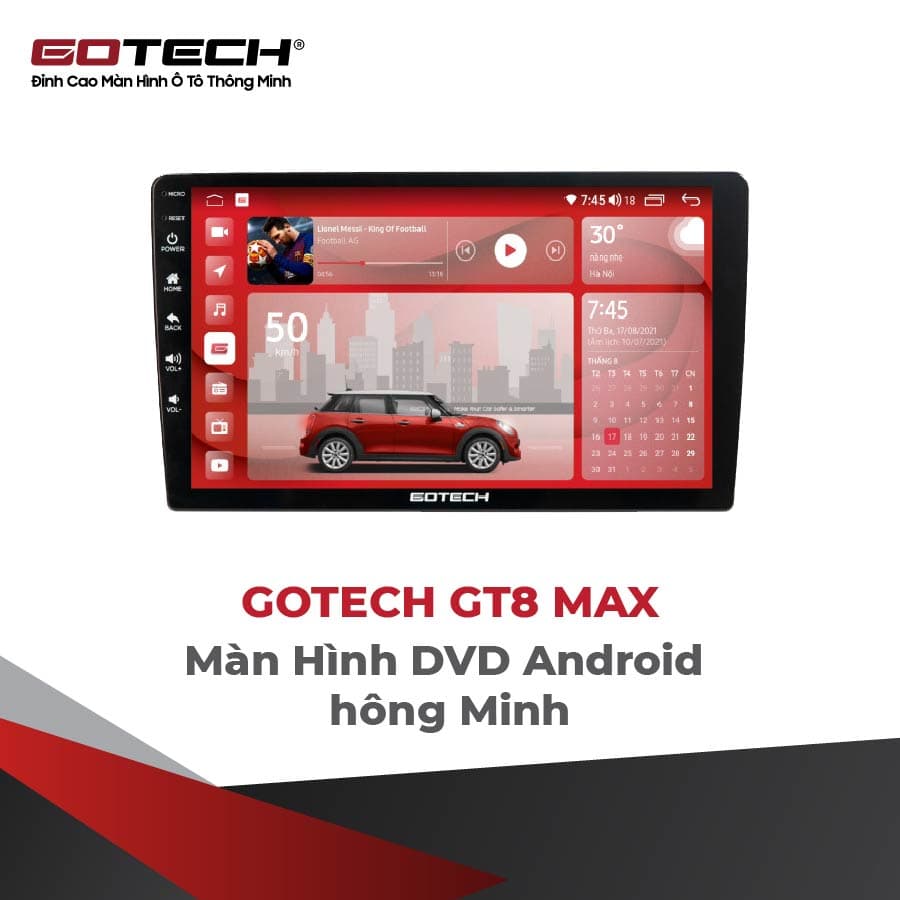 MÀN HÌNH DVD GOTECH GT8 MAX